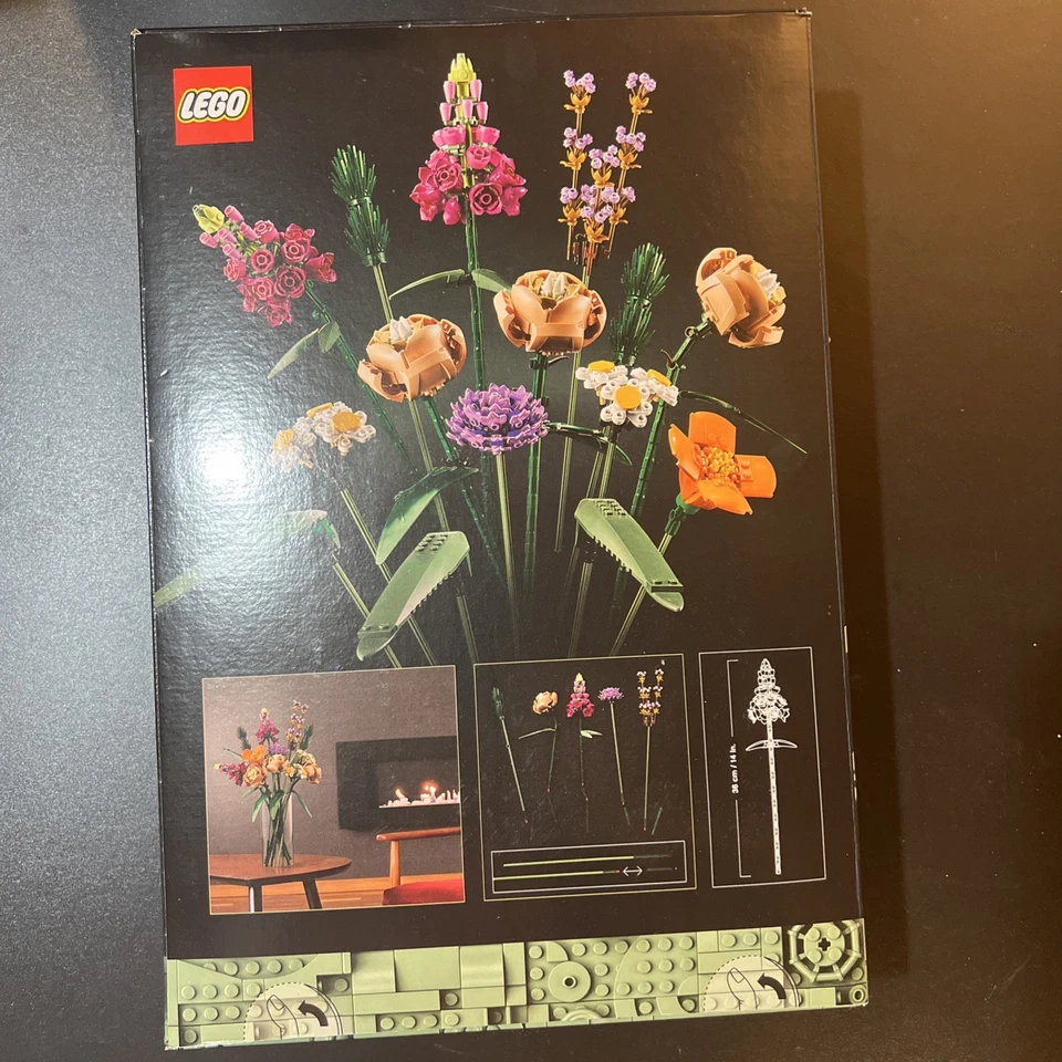 LEGO Icons Botanical Collection Flower Bouquet 10280 Building Decoration Set New - Image 2 of 2