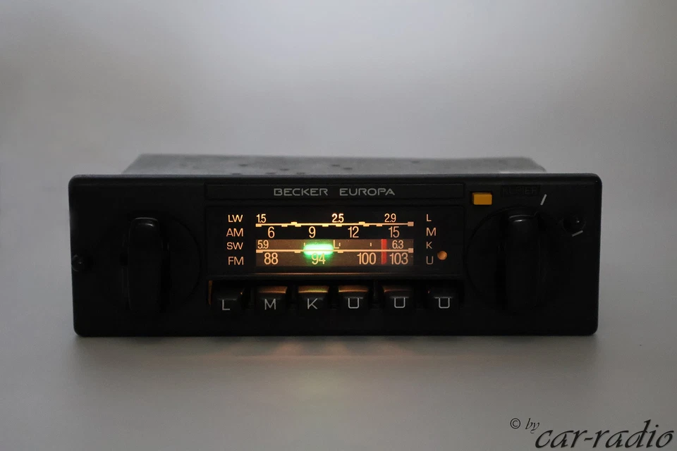 Original Becker Europa 598 Kurier Radio Vintage Oldtimer LMKU Autoradio LMKUUU - Bild 2 von 4