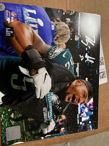 Signed 8x10 NAJEE GOODE Philadelphia Eagles Autographed photo JSA Witnessed