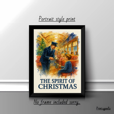 POLAR EXPRESS ZITAT A4 DRUCK POSTER BILD WANDBILD WOHNDEKO GESCHENK TV FILM