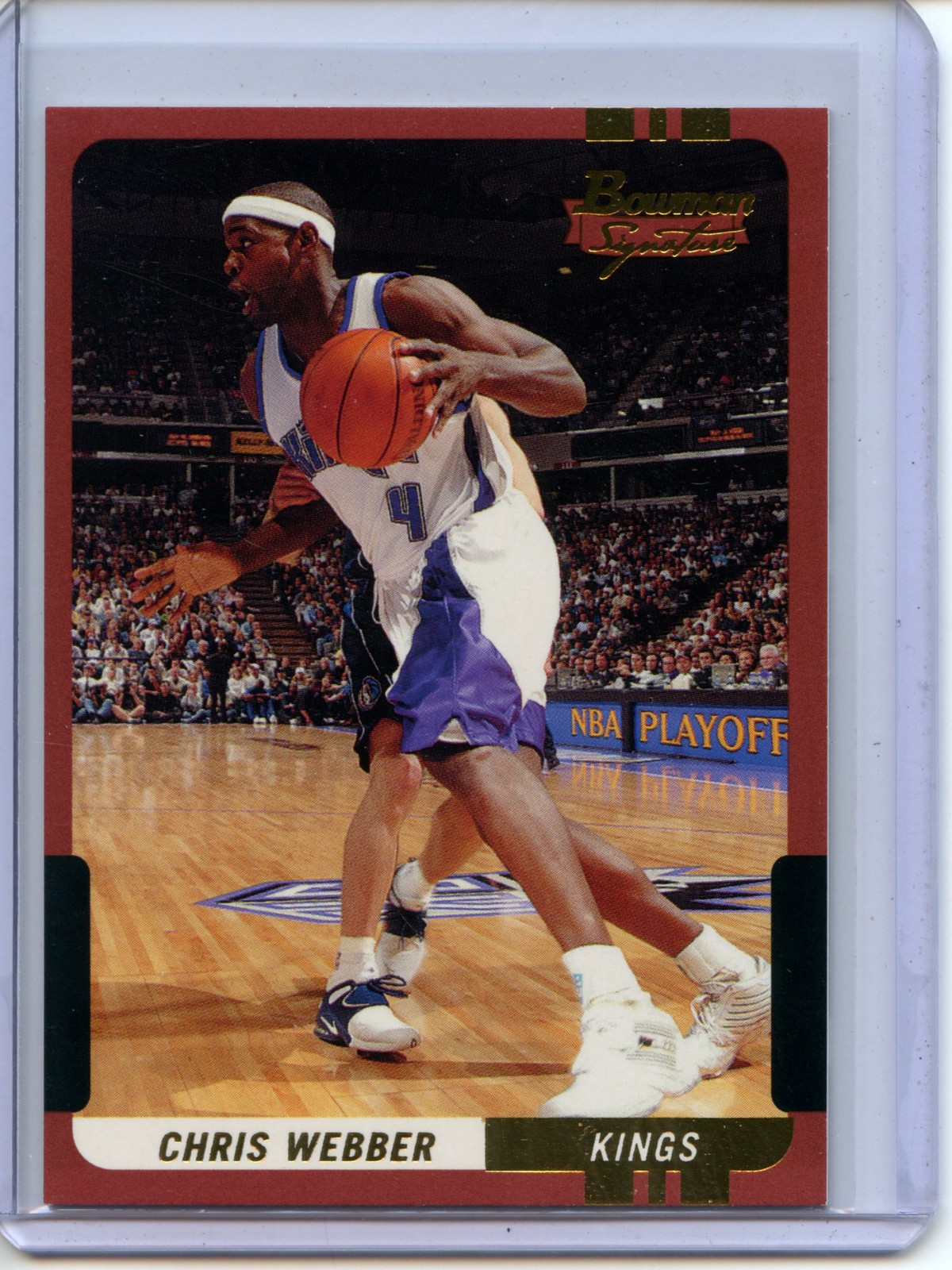 2004-05 Bowman Signature 169 Parallel #18 Chris Webber Sacramento Kings #146/169