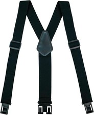 Belt Clip Suspenders for Men's Elastic Hook End Plastic Clip Large Size