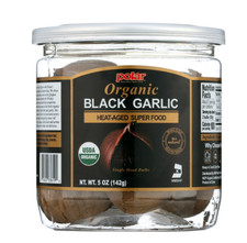 MW Polar Organic Black Garlic Naturally Cured Whole Bulbs, 5 oz Jar