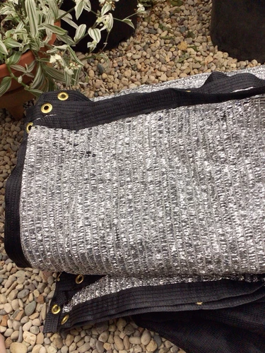 Greenhouse Custom Shade Cloth Lot 60% Aluminet With Tape and Grommets