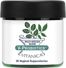 Vitanica V-Probiotics - Probiotics for Women - Vaginal Suppositories with...