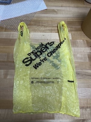 The Real Supers, We re Cheaper Plastic Grocery Bag. Box 232