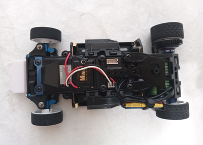 Kyosho Mini-Z MR-03EVO Narrow Many Option Chassis & Blue Motor