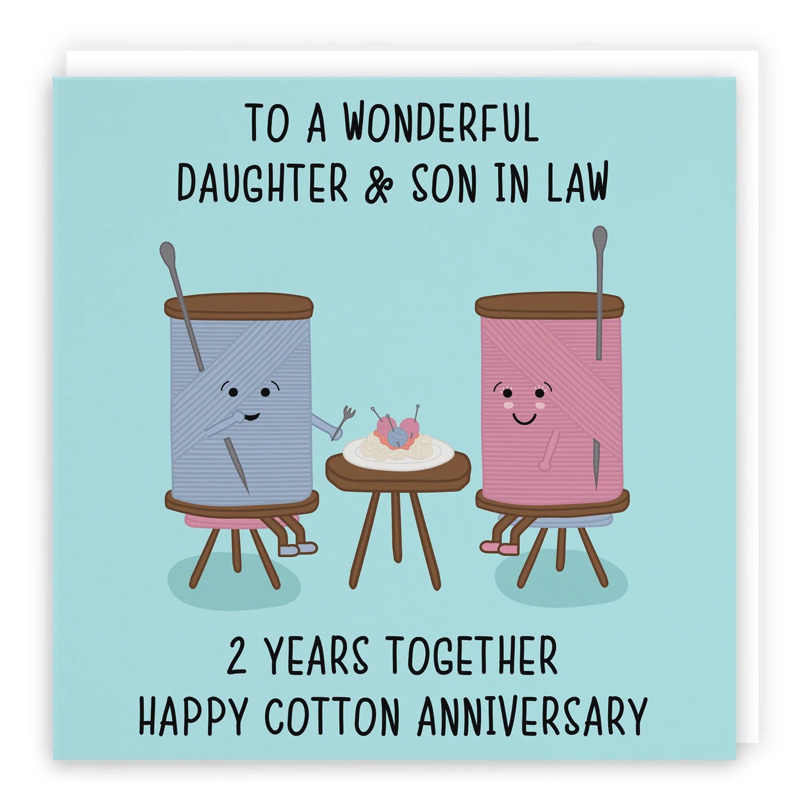 2nd Daughter And Son In Law Anniversary Card Iconic