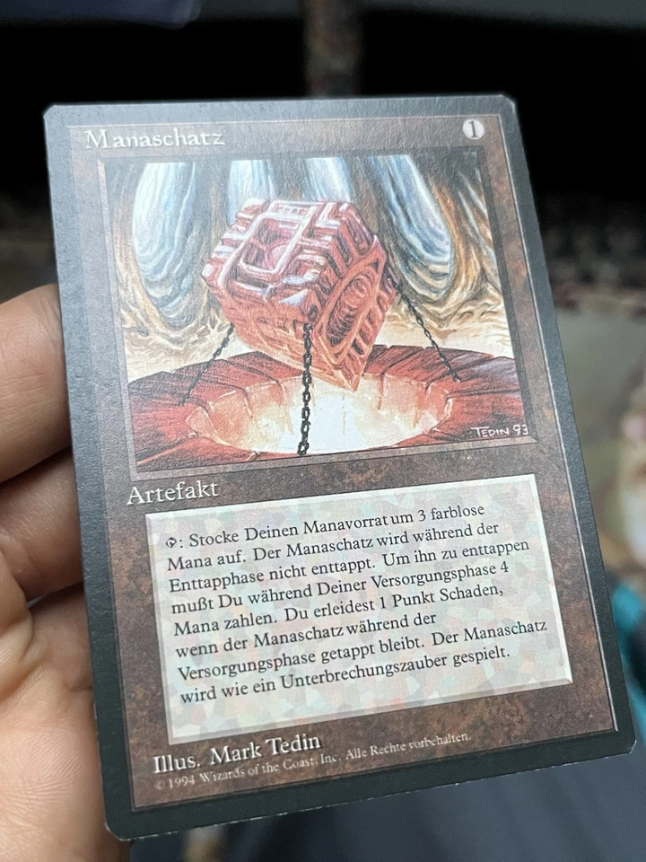 German FBB • Mana Vault • Unplayed / Mostly Clean • Mtg (1999) - Image 2 of 4