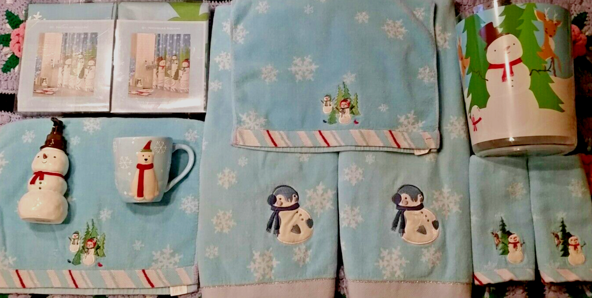 Kohl's St Nicholas Square Christmas Holiday Snowman Reindeer