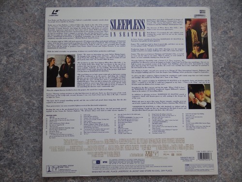 Schlaflos in Seattle Laser Disc LD Film Video CD Laserdisk Tom Hanks Englisch - Bild 2 von 2