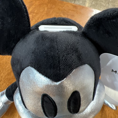 Disney 100 Mickey Mouse Peluche 12"" Banco 100 Totalmente Nuevo con Etiquetas Envío Gratuito - Imagen 3 de 8