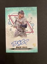 2022 Topps Inception Base and Emerging Stars Aqua /75 Drew Ellis Rookie Auto RC