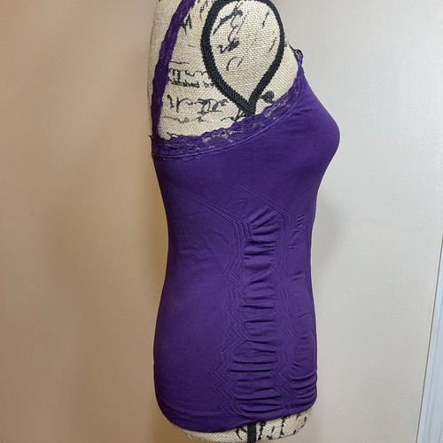 Y2K Babydoll Tank Top Trägertop XS - Small Lila - Bild 3 von 10