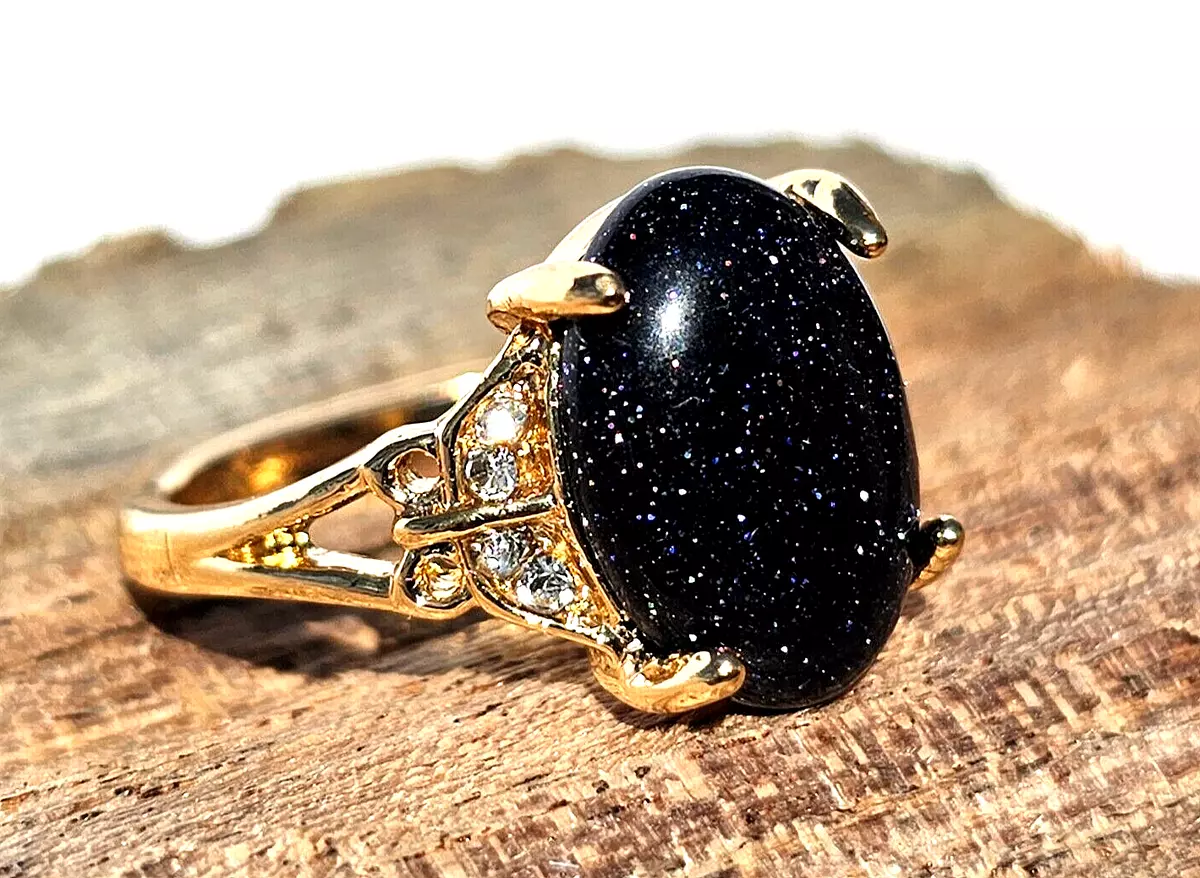 Blue goldstone jewellery deals