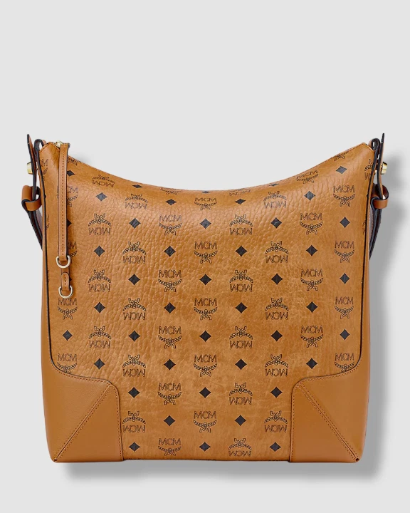 Mcm klara medium visetos hobo bag sale