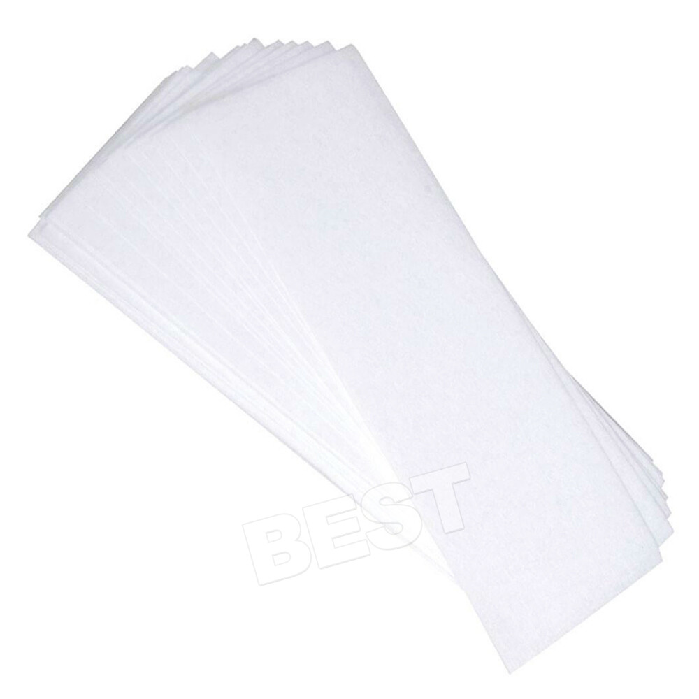 100pcs Paper Waxing Strips Hair Removal Depilatory Non Woven Epilator