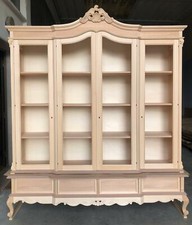 LIBRERIA CLASSICA  BAROCCO  GREZZO  O LUCIDATO IN PRONTA CONSEGNA .