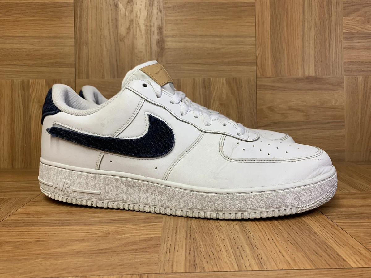 RARE Nike Air Force 1 Low Removable Swoosh White Vachetta Tan