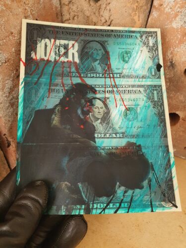 Wolfi Waeger Money Art Real Dollars 1/1 - *Joker time* SEE VIDEO A9