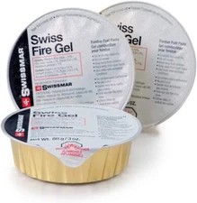 Swiss Fire Gel For Fondue Pots And Bbqs 3 Pack 3Oz Cans Safe Longer Burn