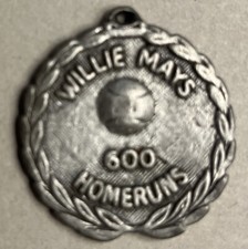 Willie Mays~600 Home Runs~Commemorative Medal~MLB~San Francisco Giants