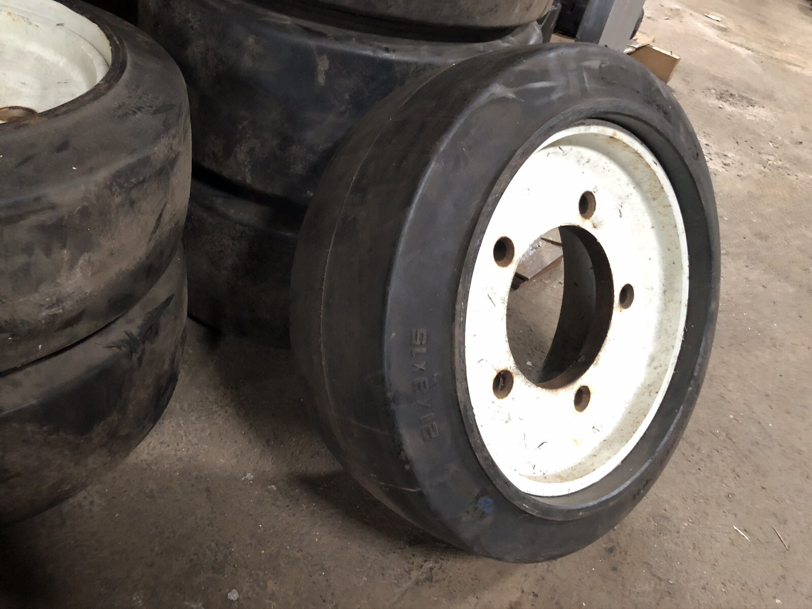 21x8x15 Clark Press On Tire & Rim Forklift Tires NashLift eBay