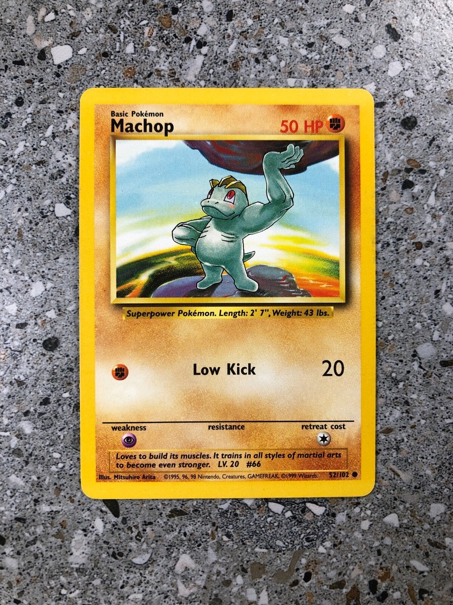 Pokemon TCG Cards Machop 52/102 Base Set | eBay Australia