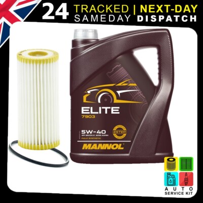SERVICE KIT FOR SKODA Octavia VW Tiguan Polo Jetta Golf | 5W-40 OIL & FILTER