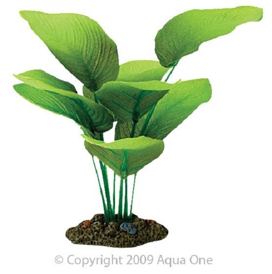 small silk aquarium plants