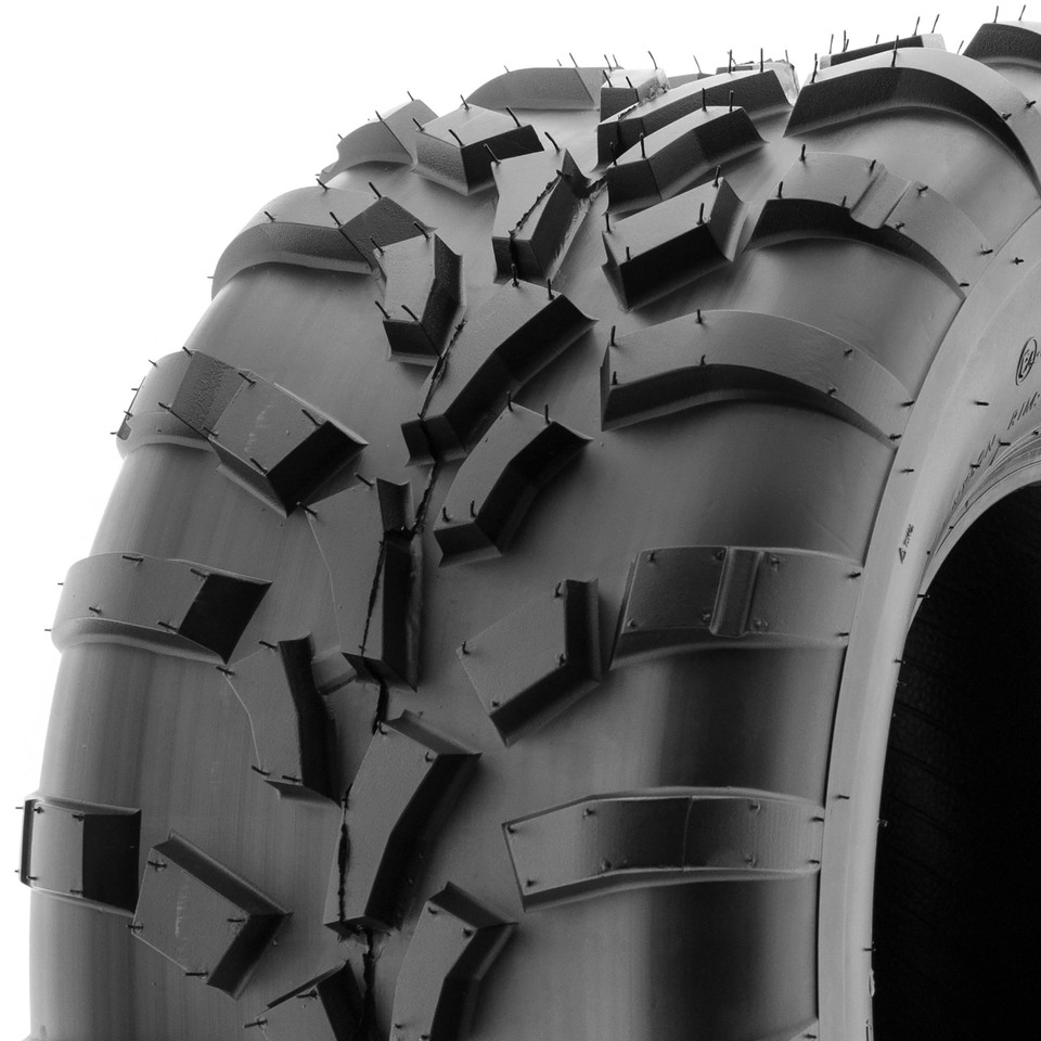 SunF A033 All Terrain ATV UTV Tires - 24x8-12 & 25x11-10 Bundle - 6 PR POWER I Tread Pattern