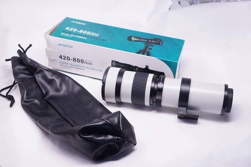 Micro M4/3 Olympus Panasonic DSLR DIGITAL fit 420 800mm zoom lens OM-3 OM-1 et - Image 2 of 4