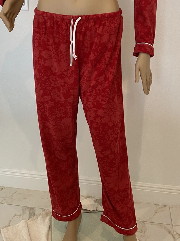 Juego de Pijama Vera Wang Talla Pequeña-Mediana Rojo Muy Buen Estado Foto 4 de 4