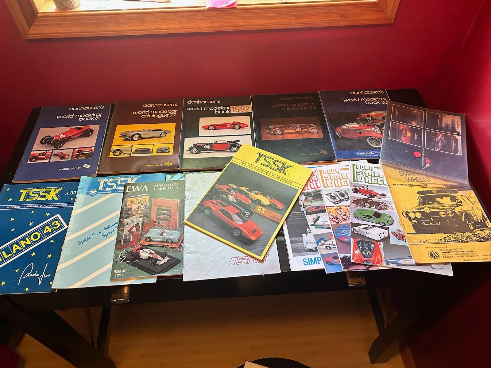 vintage 16 model car catalog book danhausen's tssk 80's 90's eBay