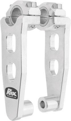 Rox Aluminum Universal Elite 5 Inch Pivoting Risers For 7/8 & 1 1/8 ...