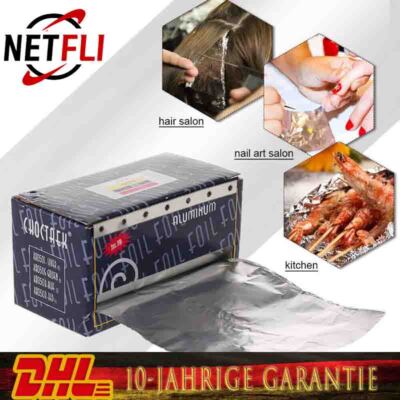 Rollen Alufolie Haarfolie Anself Aluminiumfolie Perm Blondierung Friseurbedarf