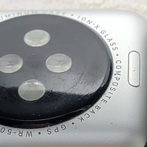 Apple Smart Watch 3 Series GPS 33mm Aluminum Case WR 50 Meters UNTESTED - Zdjęcie 7 z 8
