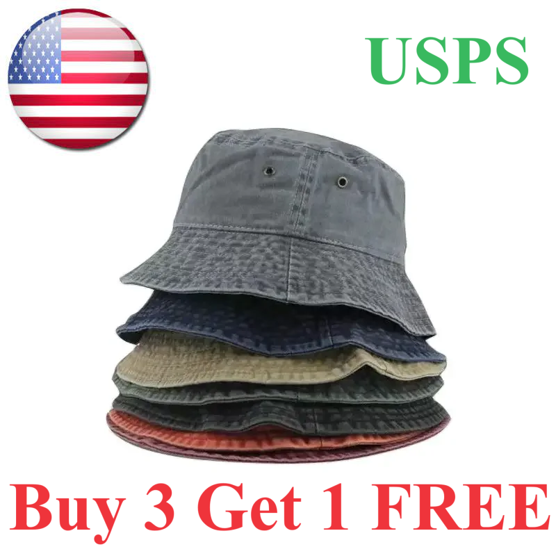 モン/3 Washed Denim Hats Unisex Solid Vintage Fisherman Cap Hat for Women