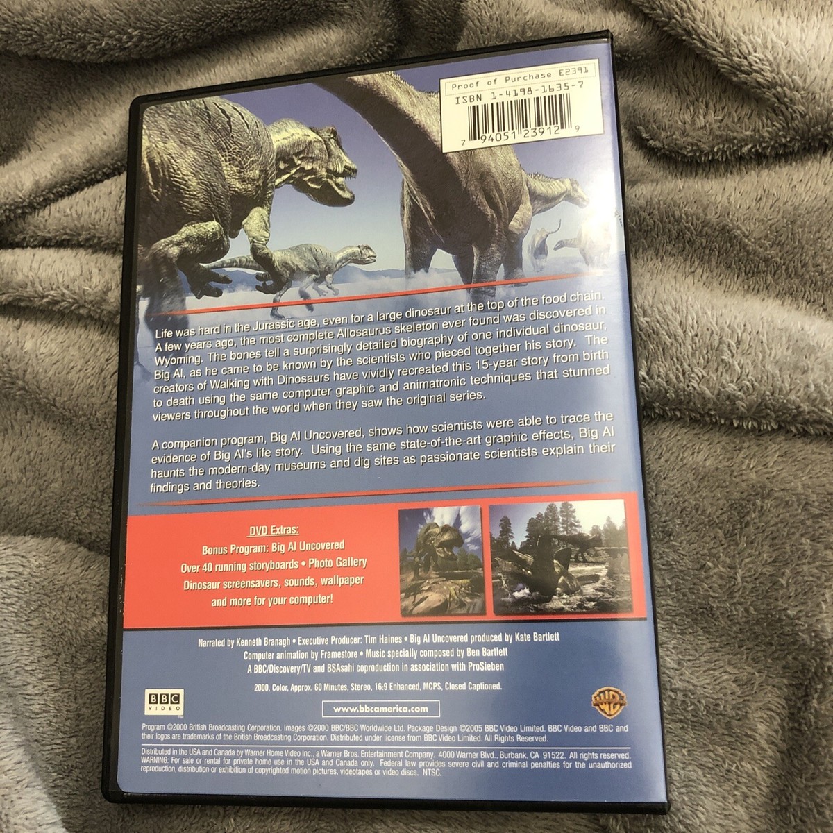Allousaurus A Walking with Dinosaurs Special (2000) DVD. BBC