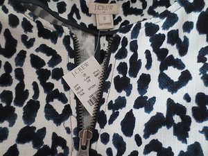 j crew leopard bomber