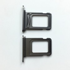 New Dual SIM Tray Holder Card Slot Replacement Parts For iPhone 12 Pro Black