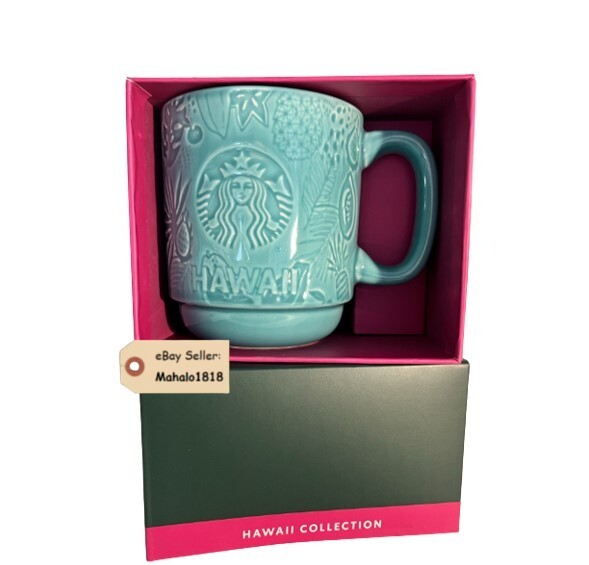 New Starbucks Hawaii Collection Debossed 12 oz 2022 Release Limited Stock