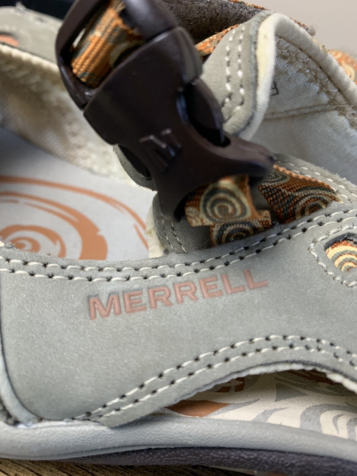 Sandali da passeggio Merrell Vibram Sirena Zenzero Brindle donna taglia 11 J85144