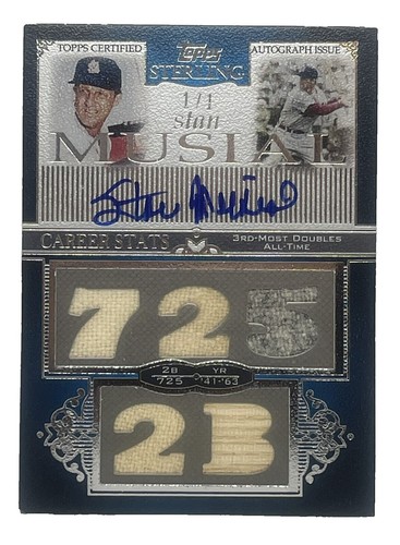 Stan Musial Signed Autographed Baseball UDA Upper Deck Hologram