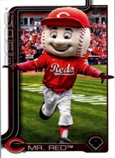 2025 Topps Series 1 Celebration - Cincinnati Reds Mascot MR. RED #M-7