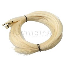5pcs Violin Bow Hair Horse Hair for Violin Bow Accessories White Color 83cm