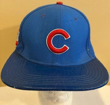 MLB CHICAGO CUBS STITCHED BLUE/RED PRO PIN STANDARD ADJUSTABLE HAT