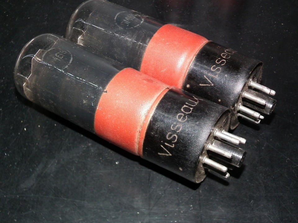 Paire De Tubes EL33 / 6P25 - NOS - Appairés - Marque Zaerix - Neufs Jamais Utilisés