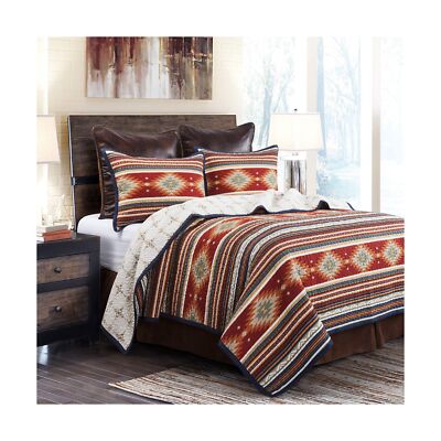 Paseo Road by HiEnd Accents | Del Sol Western Bedding 3 Piece Quilt Set with ...