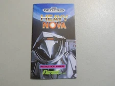 Heavy Nova Manual Only, NO GAME! NO CASE! 100% Original, Sega Genesis